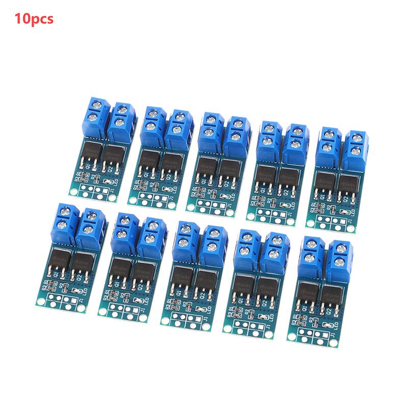 10Pcs 15A 400W Mos Fet Trigger Switch Drive Module Dc 5V-36V Pwm Regulator Control Panel Motor Control Board