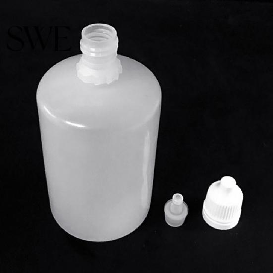 Mini colírio líquido espremível de plástico vazio de 100ml, garrafa recarregável