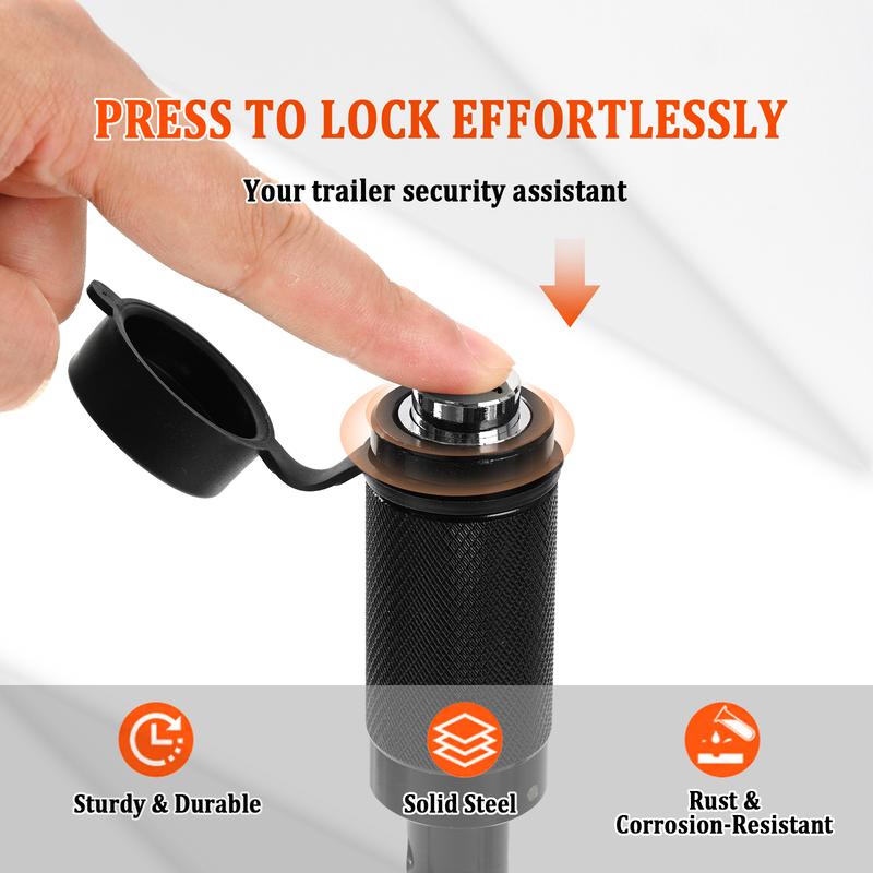 5/8" Hitch Pin Lock for RV Truck Trailer Tow Receiver Universal Car Accessories Anti Theft for Class I, II, III 2" 3" Hitches