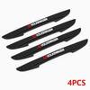 New 4 Rubber Car Door Edge Protection Stickers , VW Polo Golf CC GTI Passat 4 Tiguan Motion MTM Turan Anti-Collision Strip zf2