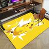 Pikachu Energy Burst Carpet For Playroom Bedroom Living Room Sofa Home Decorkids Game Area Rug Nonslip Floor Mat