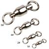 30Pcs Fishing Swivel Rings Simple Stainless Steel Hook Connector