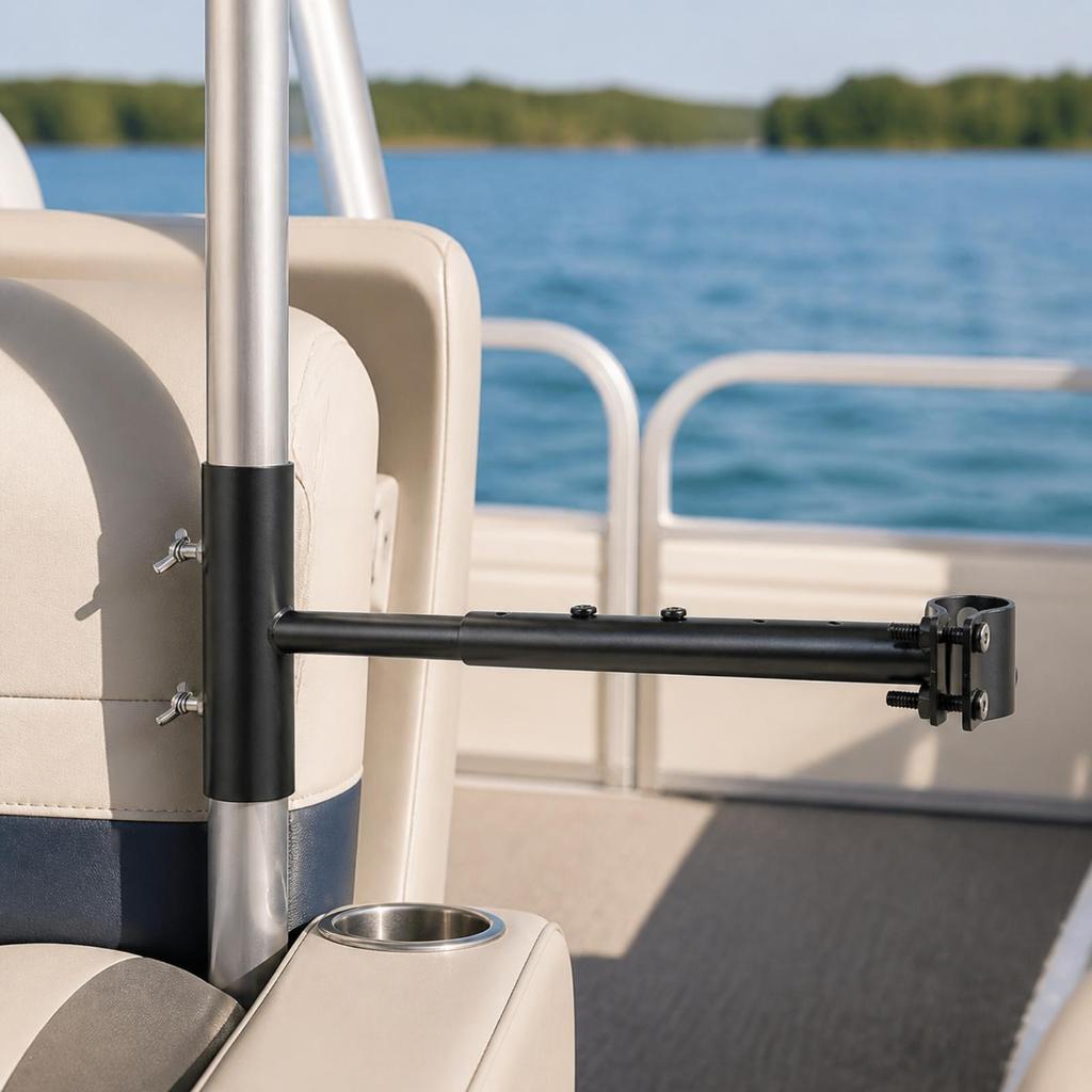 Boat Seat Umbrella Bracket Adjustable Hardware Long-Lasting for Fishing Boats