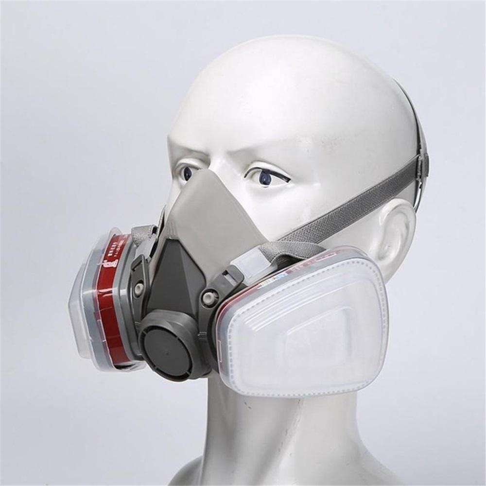 [Half Mask Respirator] Reusable Half Mask 6200 Spray Mask For Painting, Chemical Mechanical Polishing, Welding, Carpentry And Other Work Protection