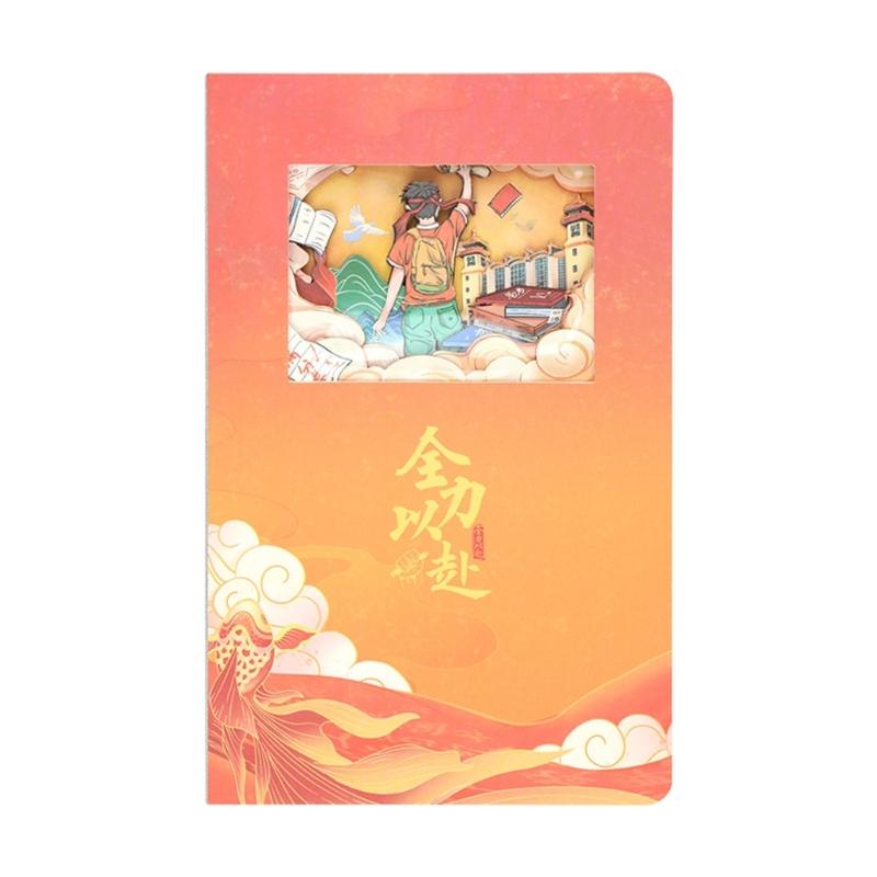 Stationery Notebooks 60 Sheet Travel Notebook Inspire Notebook Hollow Notebooks Journal Notebook A 5 Notepads for Student 1