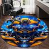 1PC Car robots Battle Round Rug, Non-slip Chair Mat, Home Decor, Circle Carpet Perfect for Office, Bedroom, Living Room,Christmas gift