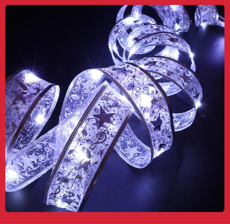 Lumini cu LED-uri din fire de cupru: Fundă de Crăciun și Decorare Arbore de Perete pentru Atmosferă Stelară în Magazine