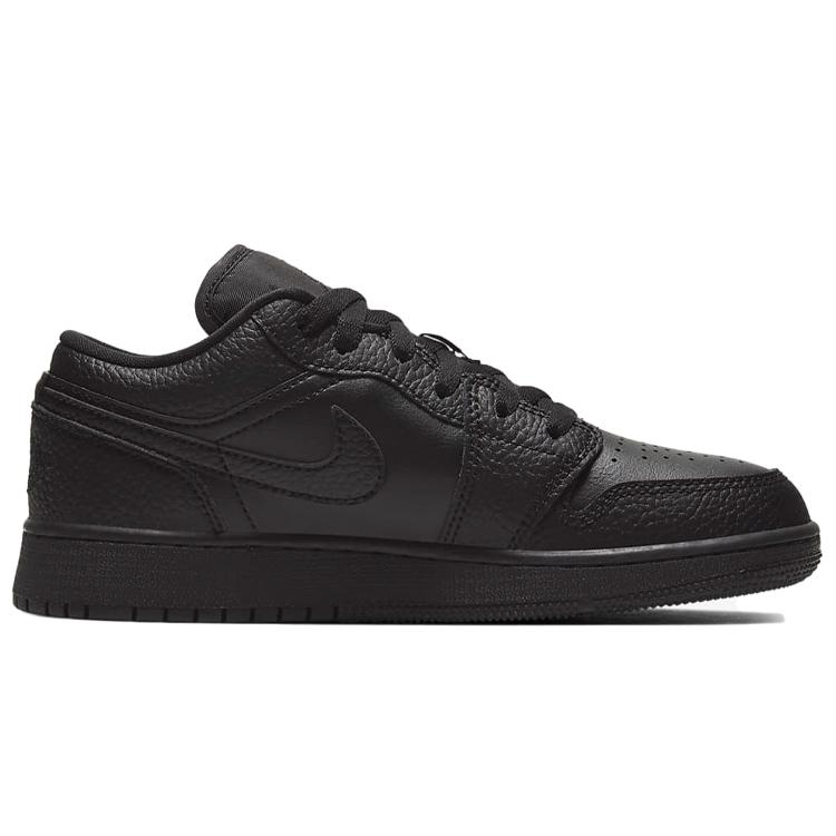 Jordan 1 Low GS Triple Black 2020 553560-091