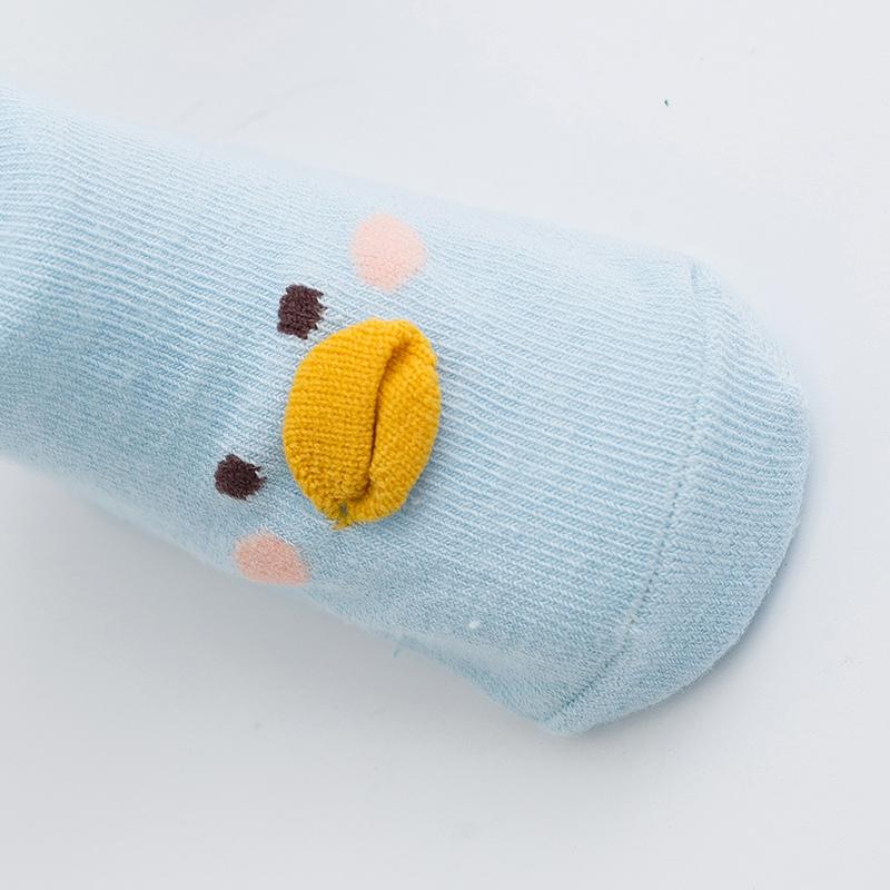 Children's Socks Non-slip Toddler Socks Kids Socks Cartoon Mouth Design Socks for Boys and Girls