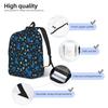 Hollows Knights Pattern Classical Rucksack Outside High School Work Game Daily Pack for Men Women Laptop Fabric Bags