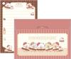 Sumikkogurashi Messe im Café Etui Briefpapier-Set LH82601 H140 x B190mm San-X "Schokolade Sumikko"