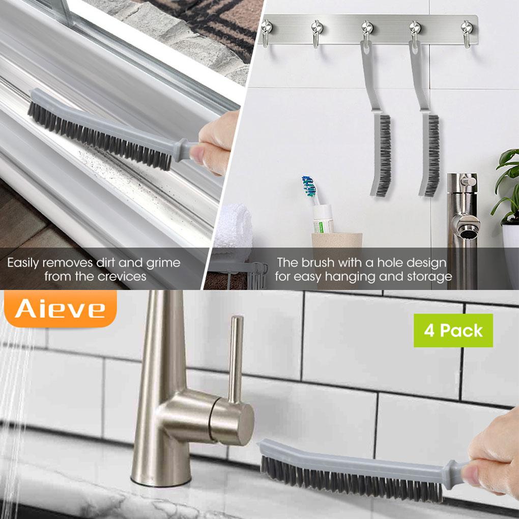 Ergonomic For Easy And Comfortable Cleaning Gap Cleaning Brush Grout Scrub Brushfor Bathroom