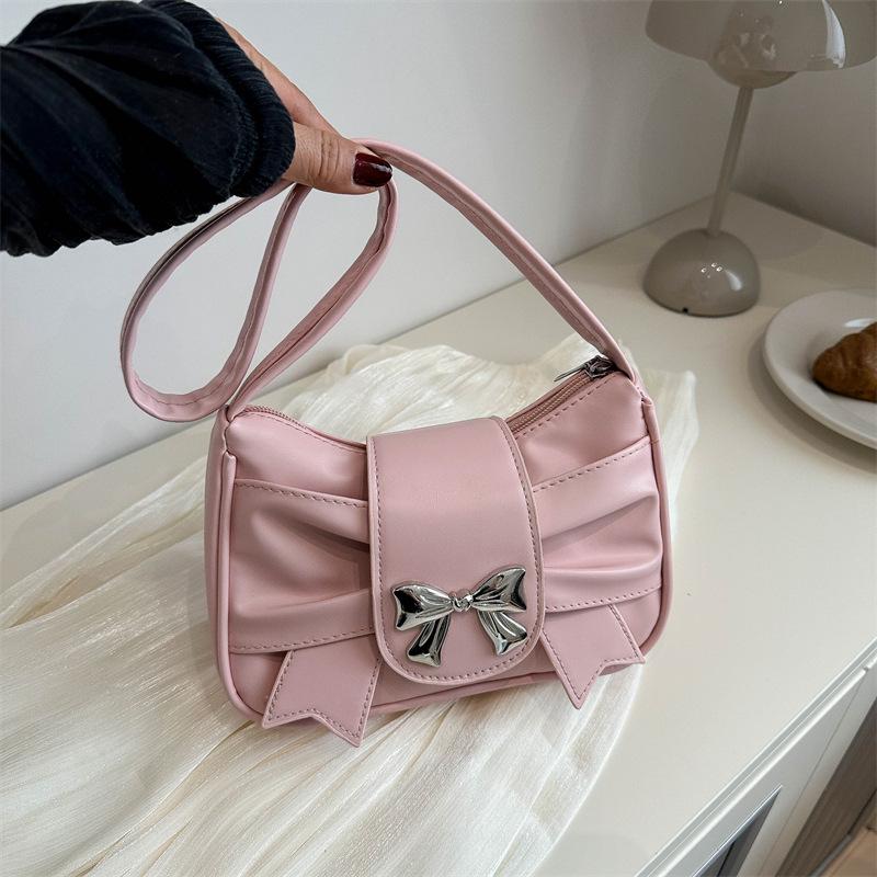 2024 Women's Trendy French Pleated Bag - Versatile Korean Style Niche Square Shoulder Bag