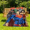 1PC Superheroes Justice Outdoor Blanket Lightweight Flannel, Soft & Warm, All-Season, Outdoor, Camping, Living Room, Office,  L1106101