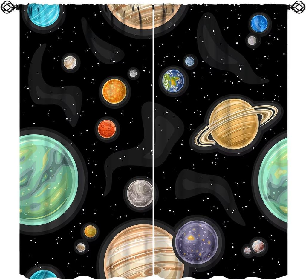 Room Darkening American Football Curtains Men Teens Cool Ball Sporty Theme Art Printed Window Drapes Kids Boys Bedroom Living Curtain Polyester