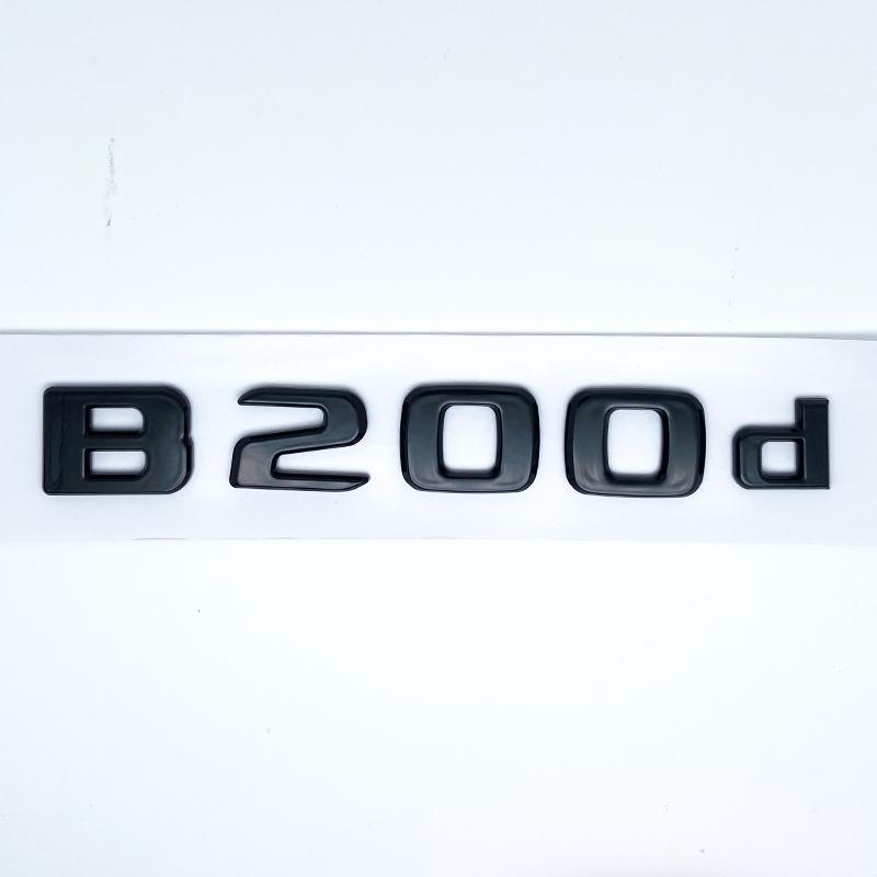 3D Letters B180 B200 B220 B250 B260 B200d 4Matic ABS Emblem for Benz B W246 W247 W242 Car Trunk Rear Logo Sticker