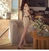 Fanhua Yao Yao High-Waisted Lace Beaded Short Skirt