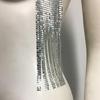 Full Sequins Choker Wide Long Collars Neck Tie Scarf Party Evening Costume