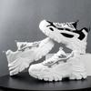 Unisex Sneakers Thick Bottom Mesh Fashion Lightly Increased Large Size Dad Shoes Couple Shoes