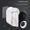 Wall-Mounted Automatic Toothpaste Dispenser & Toothbrush Holder