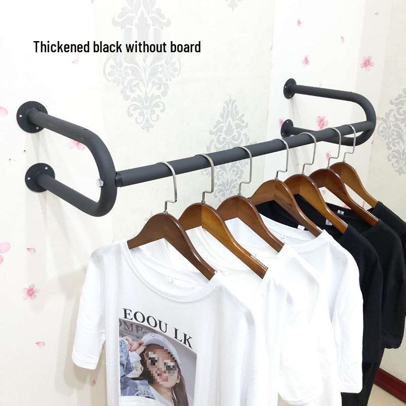 Wall-Mounted Clothing Display Rack for Children's and Women's Apparel