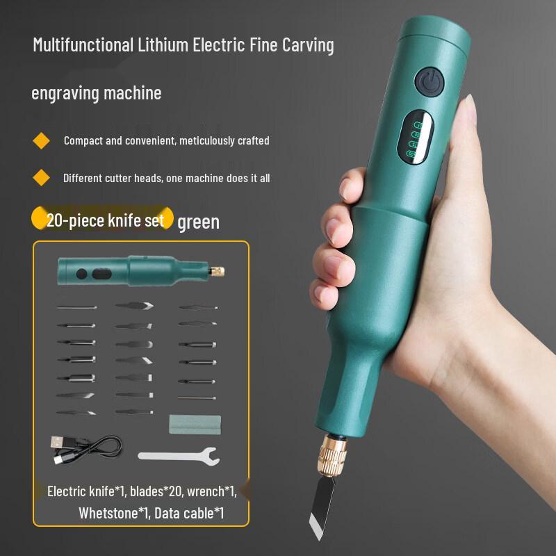 

SHEYUE Mini Electric Engraving Machine and Chisel Set CN plug (adapter included)