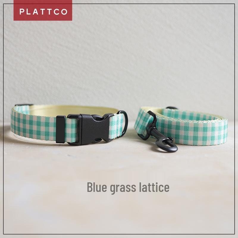 PLATTCO Colorful Printed Imitation Nylon Pet Leash Set PDC306 Medium