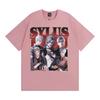 Retro 90s Girl Dinner Sylus Graphic T Shirt Men's Clothing Fashion Trending Cool T-shirts Comfort 100% Cotton Oversized T-shirt