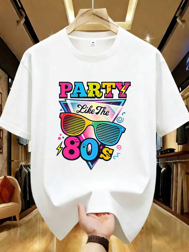 Wzm104114creative Letter Printed Plus Size Unisexs Round Neck Summer Casual Short Sleeved Street Fashion Versatile Tshirt