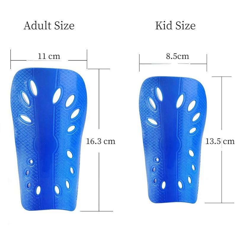 1 Pair Breathable Soccer Shin Guards Plastic Football Leg Protector For Kids Adults Protective Gear Shin Pads