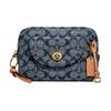 New Cargo Cotton Canvas Bag Camera Bag Fanny Pack Small Size Women's Denim Blue Monogram 3236-B4CB