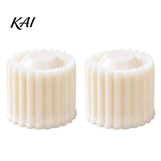 Hand Press Mooncake Mold Sunflower Pattern Round Mold, Double Ended Plastic Pastry Easy Clean Baking Tool, Dough Embosser for Homemade Cookies