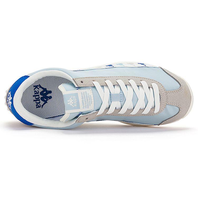 Kappa Retro Fabric Synthetic Leather Non-Slip Low-Top Running Shoes Unisex sneakers Blue Gray K0DW5MM18-865