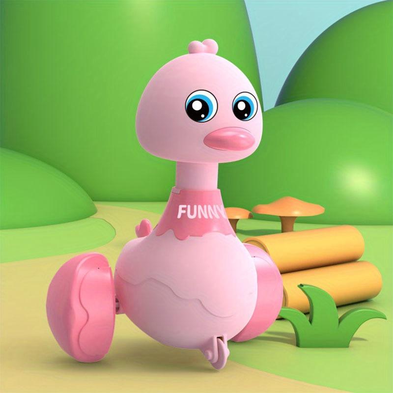 

Детские игрушечные машинки Нажмите и поезжайте Милая машинка-утка Развивающие игрушки для мальчиков и девочек Игрушки для малышей розовый