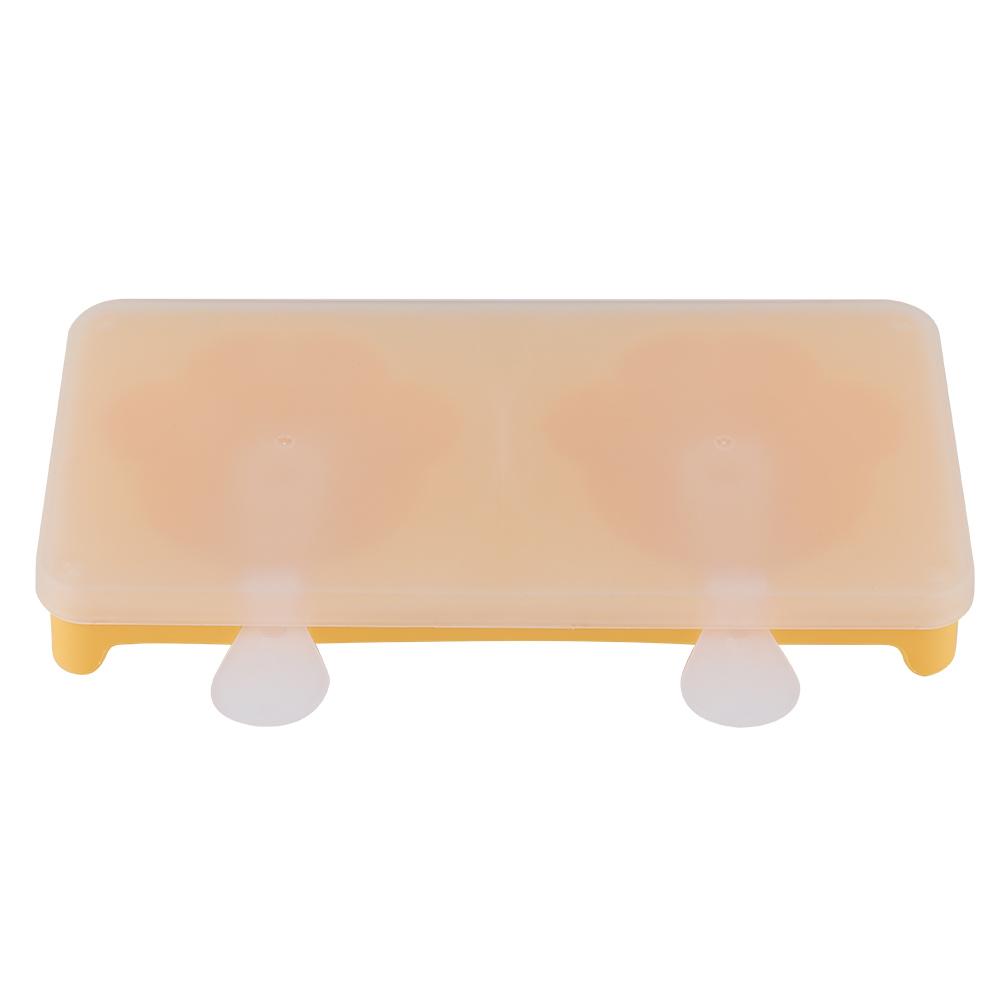 DIY Ice Cream Mold Maker Cake Chocolate Moulds with Sticks for Toddler Kid Adult Kitchen ToolYellow