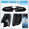 Car Exterior Side Rearview Mirror Cover Trim for RENAULT MEGANE II 2002-2008 SCENIC II 2003-2009 8200217947 8200246786