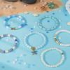 Ocean Style Clay Beads Bracelet Making Kit with Golden Pearl Beads for Women Beach Fashion Jewelry Making Crafts DIY Gifts