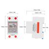 DDS6619-005 Intelligent Single Phase Electric Energy Meter 2p Din Rail Power Meter