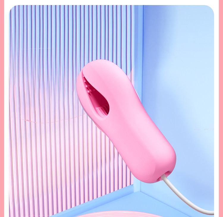 Pinze per Capezzoli Invisibili & Stimolatore Vibrante: Giocattolo per Stimolazione e Flirt Femminile