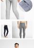 Men's Slim Fit Pure Cotton Autumn Pants for Middle-Aged & Elderly - Warm, Solid Color, Thin Wool Underpants