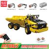 Mould King 17010 Brinquedos de Caminhão Técnico O Caminhão Basculante RC MOC-8002 Montagem de Blocos de Construção Carro Conjunto de Tijolos Presente de Natal para Crianças