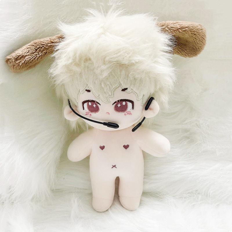 

20cm Cotton Plush Doll Earmuffs Headphones Photo Props 20cm Cotton Doll