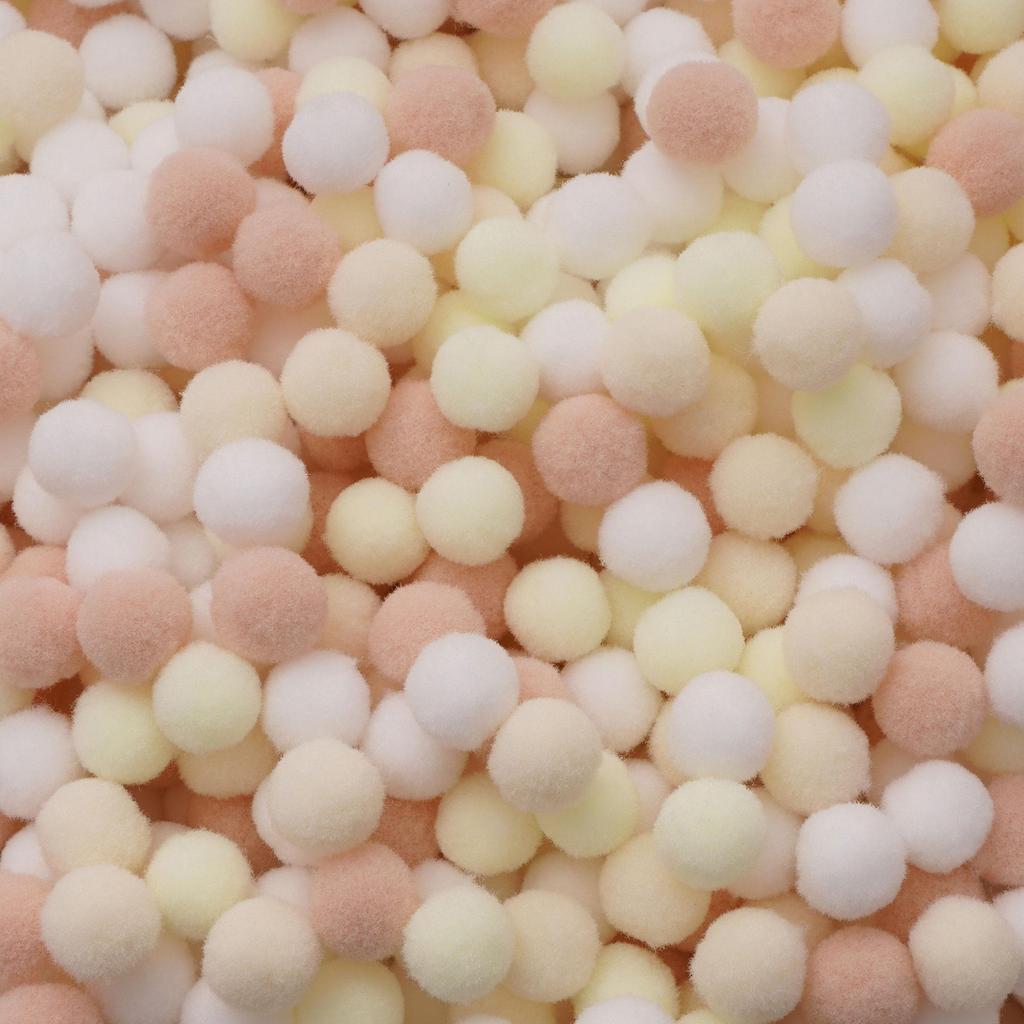 20-200 Stück Bunte Pompon-Plüschbälle Gemischte Farbe Kreatives Kinder-Handarbeitsmaterial Glitzer-Schaumstoffball DIY Bastelbedarf