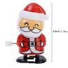 Christmas Wind-up Jumping Toy Santa Claus Elk Snowman Shaped Doll for Kids Gift Festival New Year Party Birthday Xmas Decor Prop