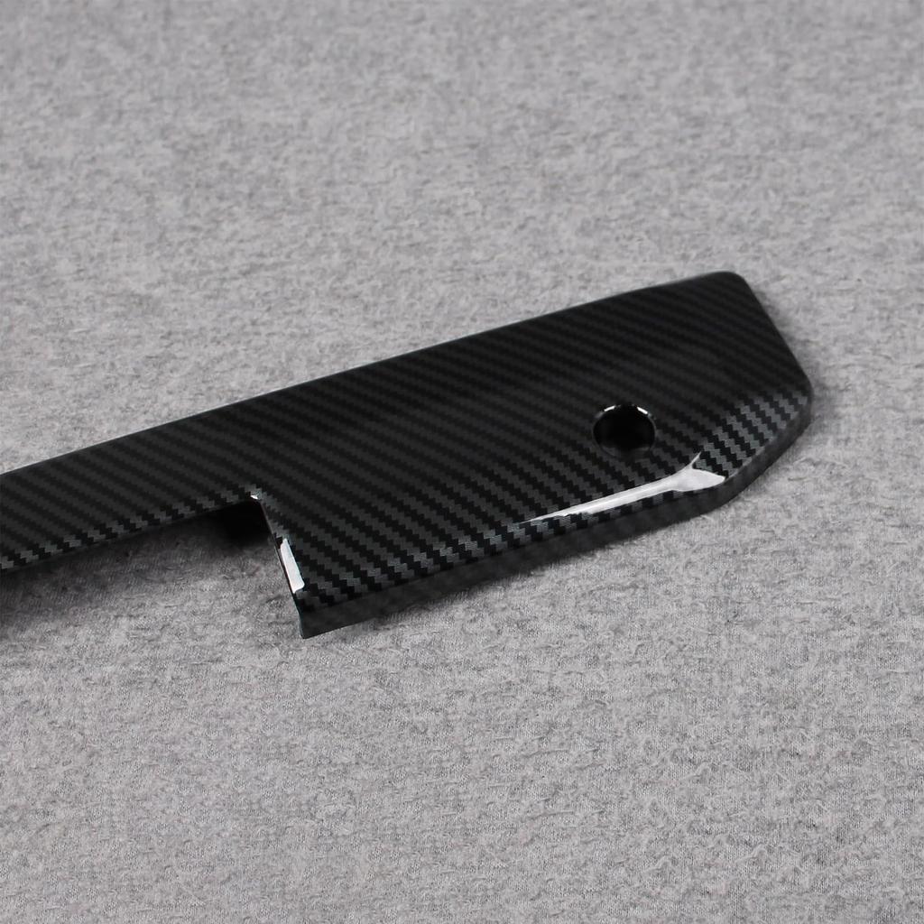 RUIQ Mitsubishi Triton Außen-Heckklappengriff Exklusiv für den neuen Mitsubishi Triton entwickelt Zierleiste aus Kohlefaser, (Schwarzes Finish)