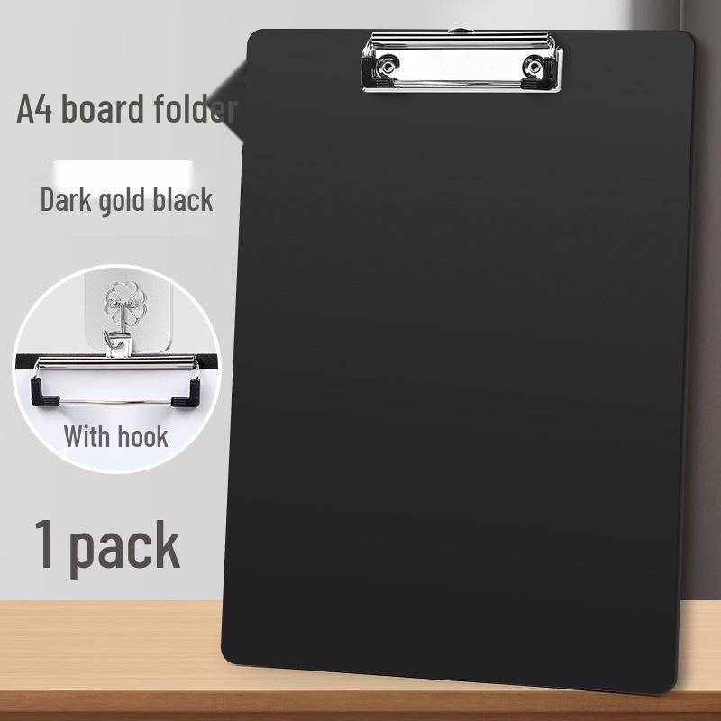 Durable A4 Plastic Clip Board & A5 Writing Pad with Folder Storage