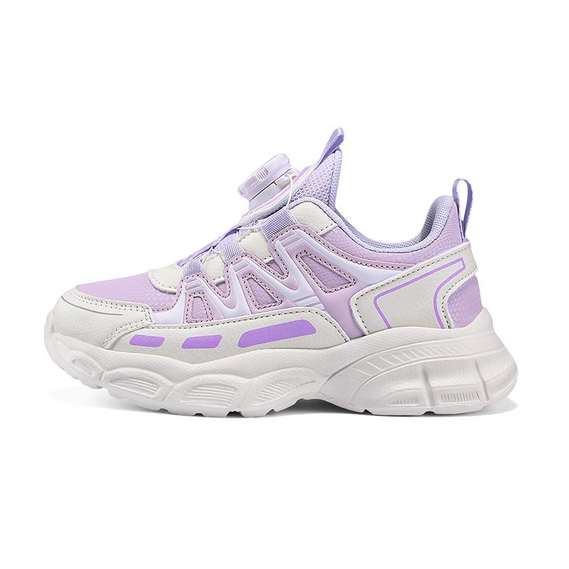 Children's knob mesh single mesh shoes girls little white shoes medium and older children 2025 sports shoes new breathable girls summer