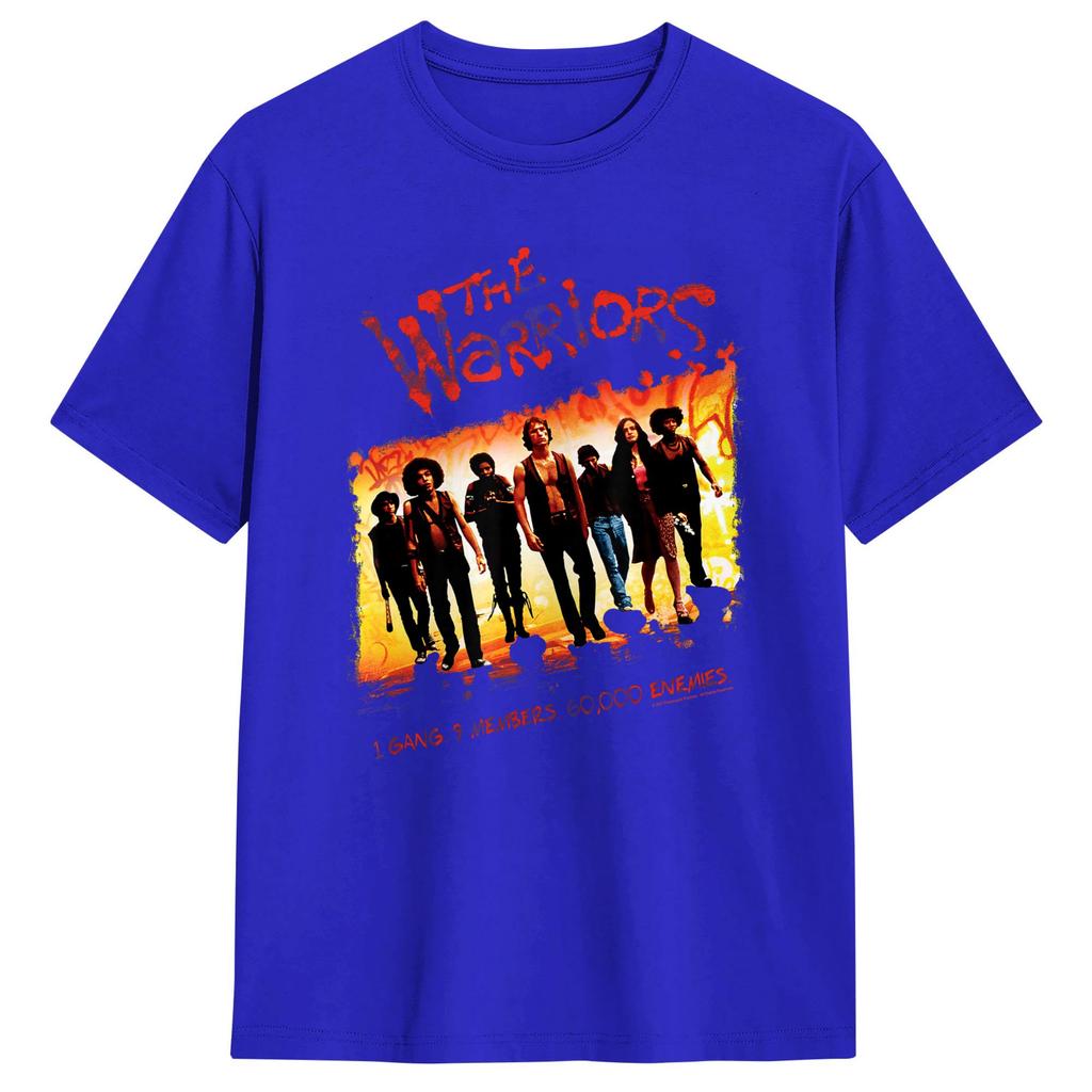 The Warriors T Shirt Summer Cotton T Shirts For Unisex Harajuku Printed Tshirt Short Sleeve Vintage Tees