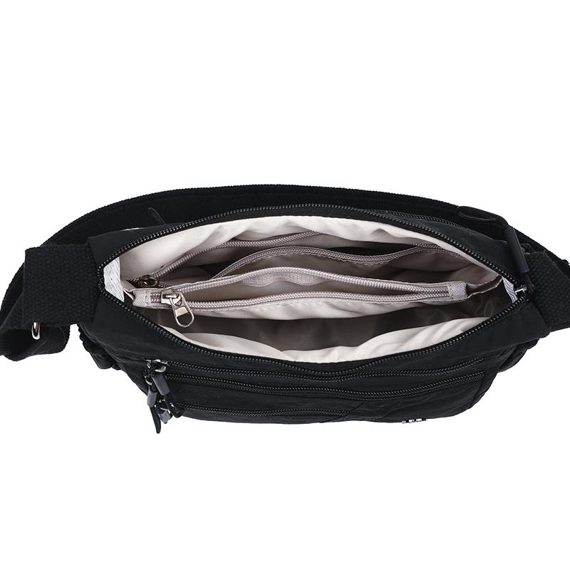 Women's Multi-Compartment Crossbody Bag Mother Bag Large Capacity Lightweight Commuter Shoulder Bag