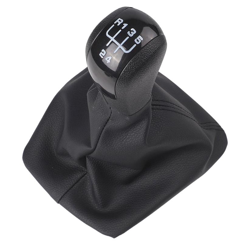 

Automotive Interior As Picture Shows Gear Lever Shift Knob Easy tallation High Reliability Plastic And Leather Material